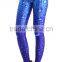 Hot Sell Glitz Gym Blue Dripping Galaxy Printed Always Leggings