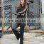 Women wholesale custom yoga jacket with zipper