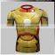 China Factory Price Fashion Spiderman Super Hero Compression T-shirts