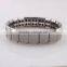 Black gun plating bracelet jewelry Italian link cicret mens Bangle stainless steel bracelet for men