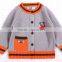 Trim contrast latest new style raglan cardigan sweater
