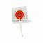 USA Made Junior Ad Pop Lollipop - non-melt, individually wrapped and comes with your logo
