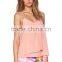 100% silk spaghetti strap tank top
