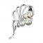 New Style Fashion Vintage Alloy Crystal Flower Pearl Brooch Costume Accessories Jewelry Women Brooches Pin