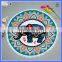 100% polyester round beach towel hot sale 2017 new design
