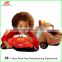 custom cartoon car soft stuffed plush toy for kids gift