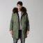 New style fashion faux fur lined with fur coat in high quality
