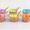 Creative Cartoon Plastic Ice Cream Bowl