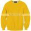 Hot 2016 blank pure color crewneck sweatshirt