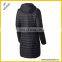 Oem Ultralight Long Black Down Jacket For Winters Woman
