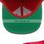 Custom design your own logo 6 panel red snapback hat for wowen
