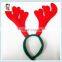 Red and Green Felt Reindeer Antlers Christmas Headbands with Bells HPC-1065