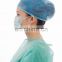 Surgical breathable anti mers PP 2 py 3ply mouth cover with earloop