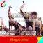 Artificial Fiberglass Outdoor Playground Giraffe Statue
