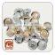 High Fashion ABS Plastic Shank Button Has Small Rim For Garment Coat, Sweater