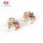 Wholesale button up shirts brooch pin smoky quartz button faceted jewelry
