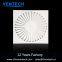 aluminum square swirl diffuser ceiling vent price