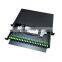 4 8 core rack mount fiber optic cable terminal box patch panel