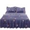 2020 Hot Sell Bed Skirt Hotel Cotton Bed Skirt With Fitted Sheet Bed Skirt Pins