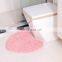 Heart-shaped Washable Microfiber Chenille Rug