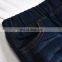 Ladies in Europe and the United States woven high-quality cotton rubber jacket denim holes stretch pants + headband set of three