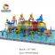 Small Fiberglass material Kids outdoor playground Water park Slides