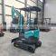 Chinese mini excavator with EPA engine for construction works swing arm