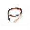 Heating cable with temperature sensor is composed of heating cable a temperature switch a power cord and a power plug
