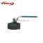 carbon steel 3PC forged ball valve dn100