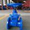 80 Degree Temperature Blue Epoxy Coated Body Rising Stem Flange Gate Valve With EPDM Disc For Water