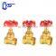 Copper NPT Thread PN16 1" 2" Gate Valve With Hand Wheel For Water
