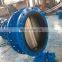 Ductile Iton Worm Gear Soft Sealing Flanged Butterfly Valve