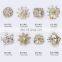 Crystal Decoration Alloy Metal Jewelry Diy Manicure Accessories 8 Styles Mixed Nail Art Rhinestones