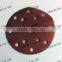 Hook Loop Abrasive Sanding Disc Black Red