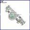 Fashion vogue Clover crystal geneva ladies watch ladies fancy wrist watches Green WP024