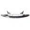 Gloss black Carbon fiber car bumper front lip for Tesla model-3   2019-2020 sport front lip for Tesla model-3   2019-2020