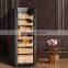 Large Custom Fuke Electronic Backwoods Humidifier Household Electrical Cigar Storage Cabinet Humidor with Led Light Window