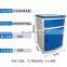 high quality hospital ABS material bedside locker with two drawers for hospital use