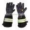 HANDLANDY High Quality Safety Leather Fire heat resistance Leather Hand Welding Fireman Gloves