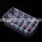 High Quality 1000PCS Plastic Clear Half Transparent Nail Art Tips Cell Empty Nail Tip Storage Box Case Manicure Tool With Number