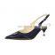 Women low heel fancy design pointed toe with ankle strap sandals dress shoes other colors are available