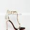Ladies high fashion high heel latest shoes womens embellishment suitable for party female heels