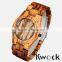 Kwock 2016 best selling luxury simple style wooden watch for unisex wrist watch