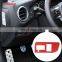 12-20 For Subaru BRZ/Toyota 86 Indoor Trunk Switch Sticker Aluminum Alloy Red 1 piece set