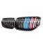 Fit for BMW 3 series E92 E93 front grill M color glossy black dual line kindly bumper grill M style 2010-2013