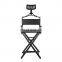 Minewill Portable Custom Folding director Chair Professional Aluminum Telescopic Cosmetic  chaise de make up chair foldable
