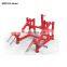 Hammer Strength Squat Lunge Machine Red Black Plate Loaded ISO Lateral Shrug Deadlift Machine