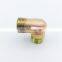 90 degree swivel elbow brass pipe hydraulic fitting tube equal double ferrule union elbow