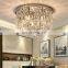 Crystal Chandelier Lamp Glass Ball Stairs Droplight Lamp Square Pendant Light