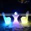 PE plastic bar tables mobile counter stool nightclub furniture bar led cube lighting sofa waterpijp lounge stoelen party tables